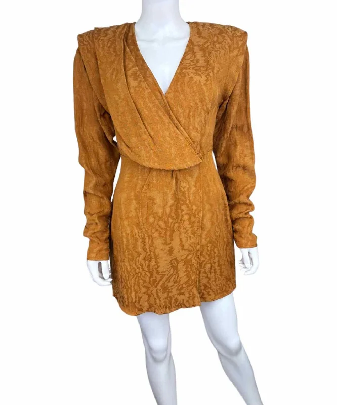 Willow Orange Brocade Cocktail Dress Size M Tunics Office stylish