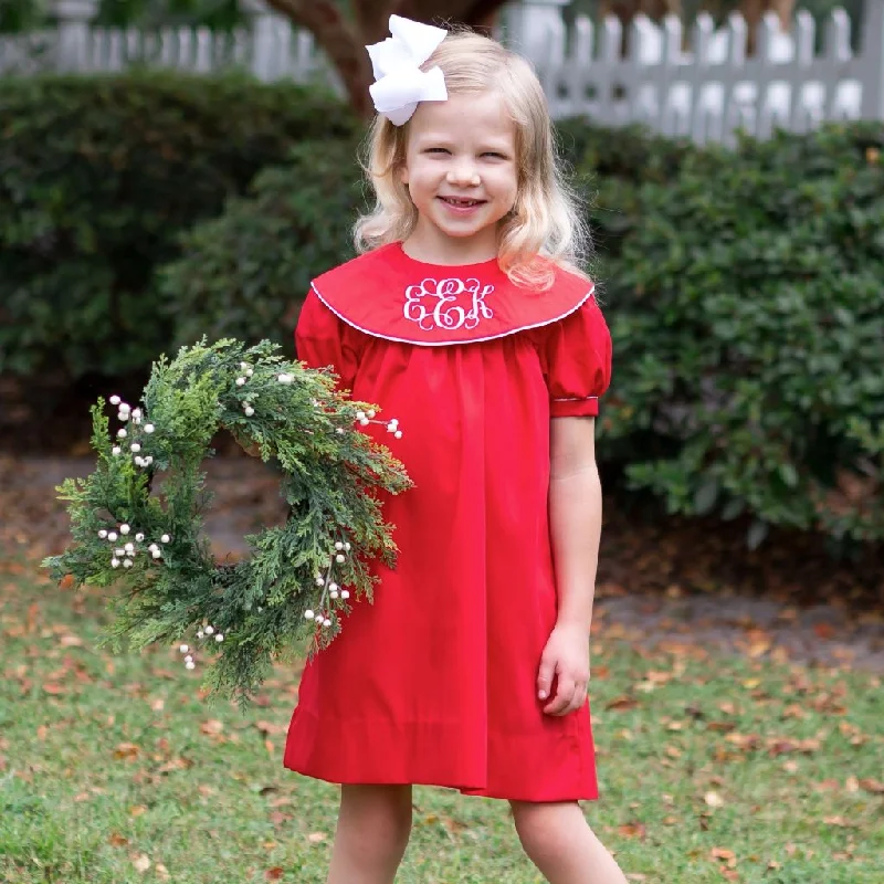Classic Red Float Dress Tunics Sophisticated sleek