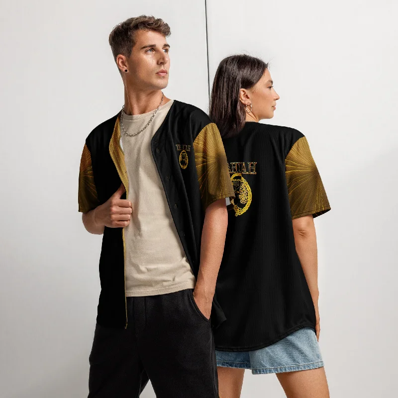 Yahuah-Tree of Life 02-03 Voltage Designer Unisex Recycled Baseball Jersey Trendy Jersey Shirt