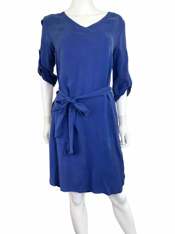 Iris Setlakwe Blue Shift Dress Size 8 Maxi Flowy Bohemian