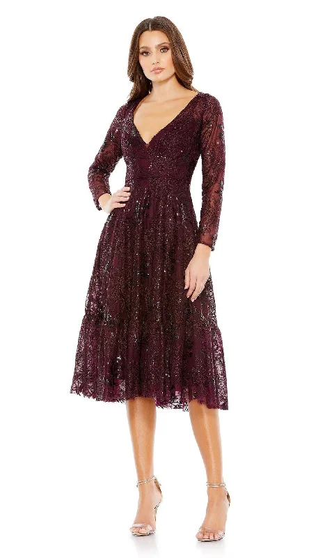 Short Wedding Guest Dress 68001 by Mac Duggal Tunics Seasonal trendy