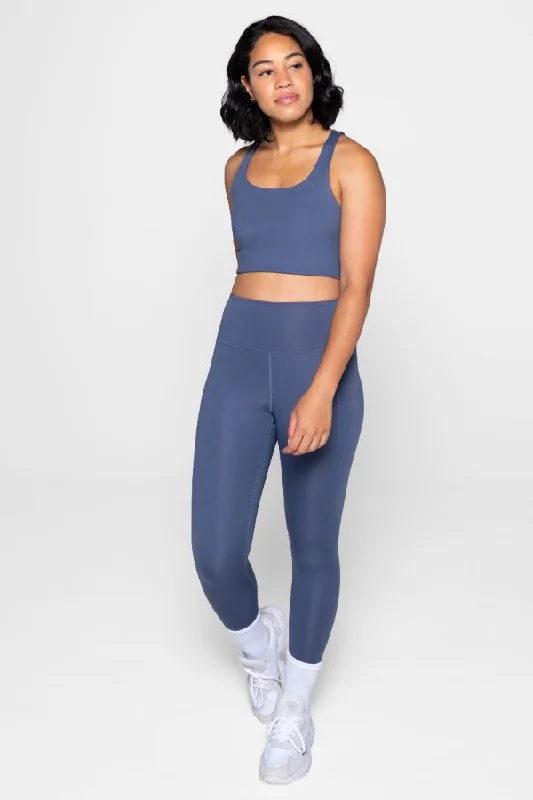 GIRLFRIEND COLLECTIVE // COMPRESSIVE HIGH RISE LEGGING - TANZANITE Trendy High-Compression Leggings GIRLFRIEND COLLECTIVE // COMPRESSIVE HIGH RISE LEGGING - TANZANITE Trendy High-Compression Leggings