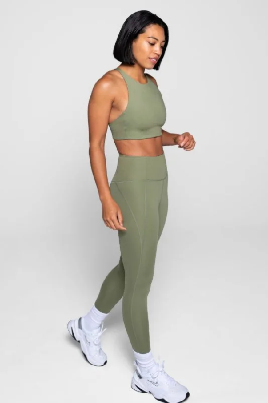 GIRLFRIEND COLLECTIVE // COMPRESSIVE HIGH RISE LEGGING - OLIVE Comfortable Full-Body Compression Leggings GIRLFRIEND COLLECTIVE // COMPRESSIVE HIGH RISE LEGGING - OLIVE Comfortable Full-Body Compression Leggings