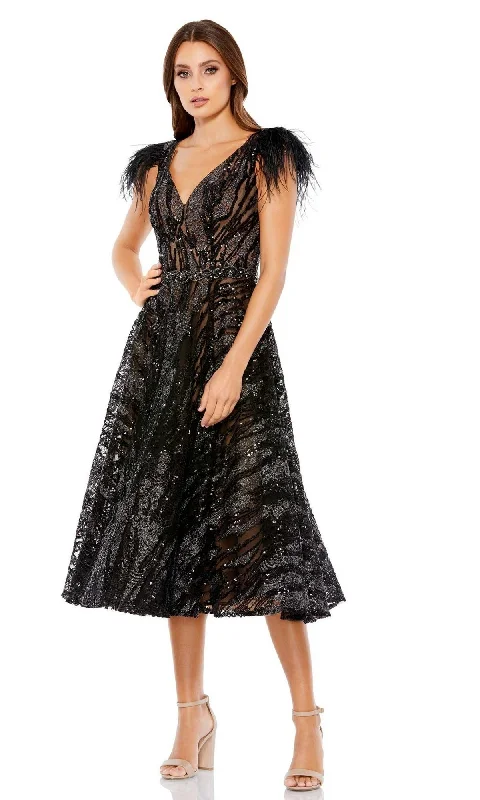 Short Wedding Guest Dress 79339 by Mac Duggal Tunics Luxurious premium