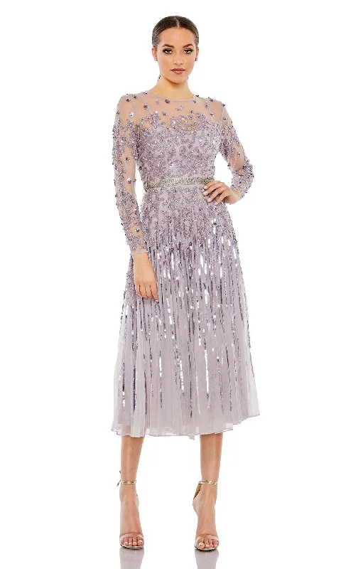 Short Wedding Guest Dress 93633 by Mac Duggal Off-the-shoulder Chic Trendy