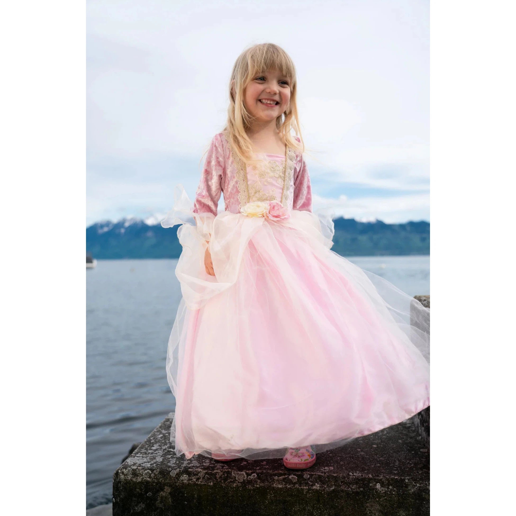 Great Pretenders Pink Rose Princess Dress Tunics Practical easy-care