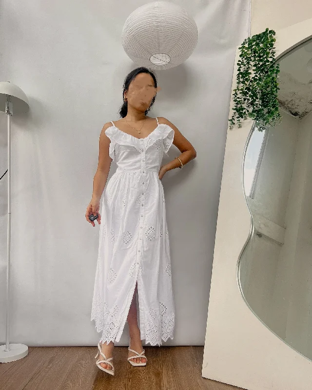 ZARA white eyelet high quality dress Tunics Vintage classic
