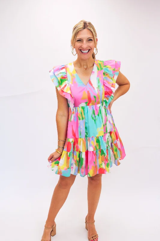 Holden Dress, Cape Floral Tunics Modern contemporary