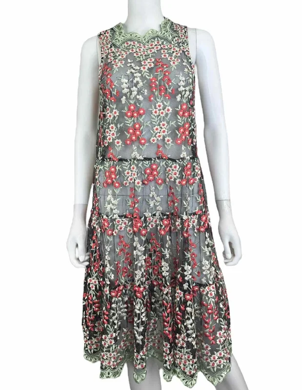 Erin Fetherston Embroidered Cocktail Dress Size 10 Tunics Occasion special