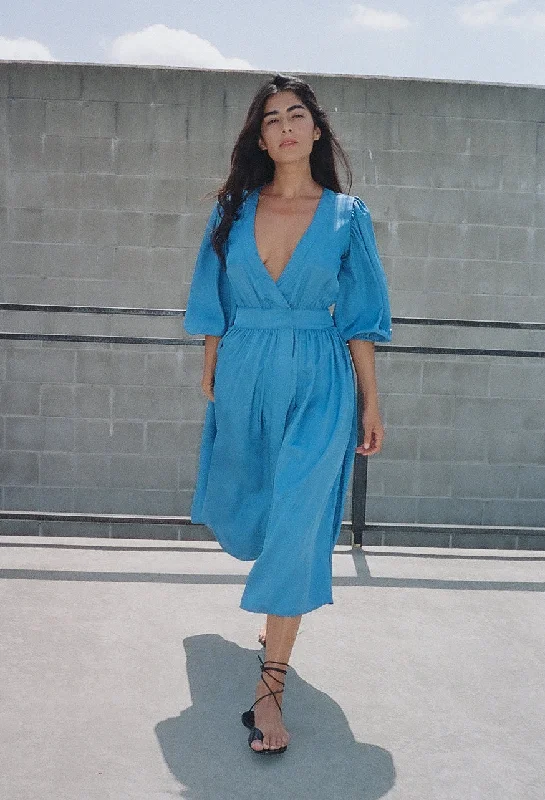 Cala Dress Lapis Sustainable Tunics Running lightweight