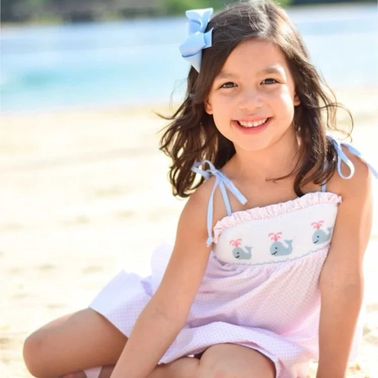 Smocked Whale Dress Tunics Versatile stylish