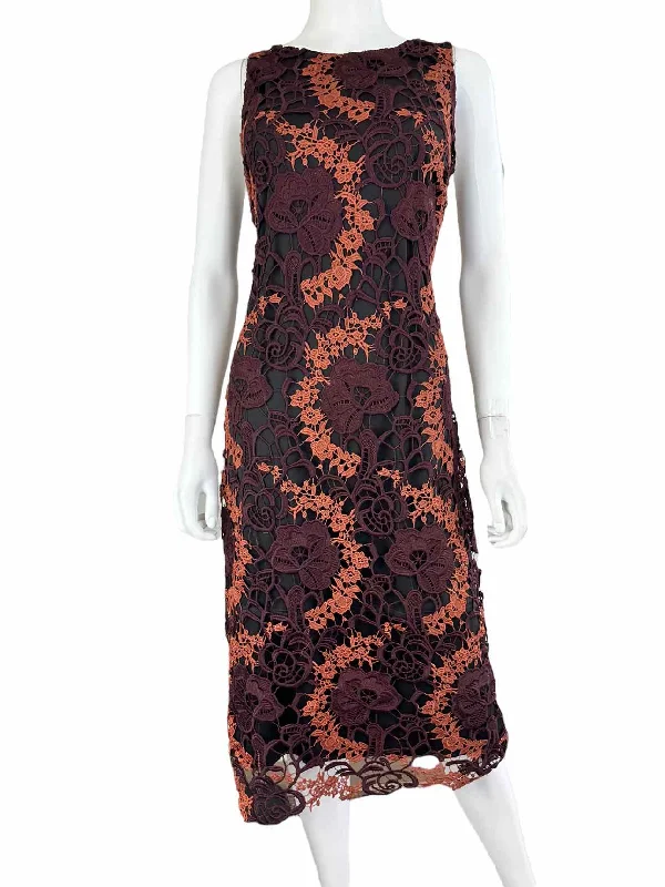 Alexia Admor Brown Lace Dress Size M Tunics Occasion special