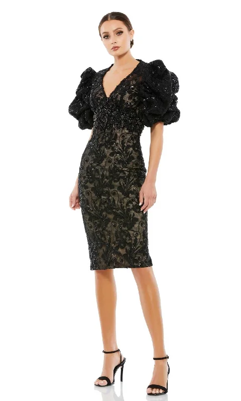 Short Wedding Guest Dress 12440 by Mac Duggal A-Line Day Work