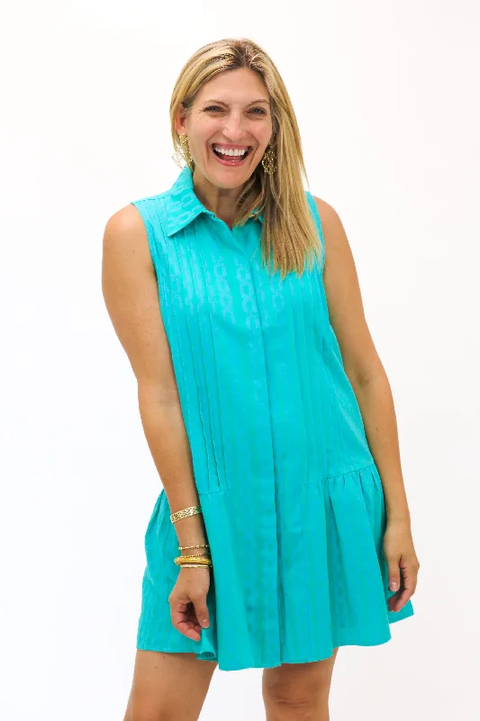 Daisy Dress, Chain Jacquard Boatneck Modish Everyday