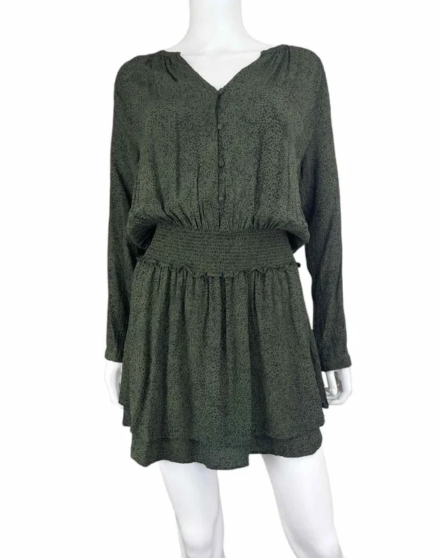 Rails Olive Mini SHAWNA Dress Size M Tunics Spring floral