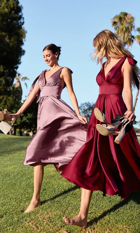 Tea-Length Wedding-Guest Dress: Ladivine 7499 Tunics Modern contemporary