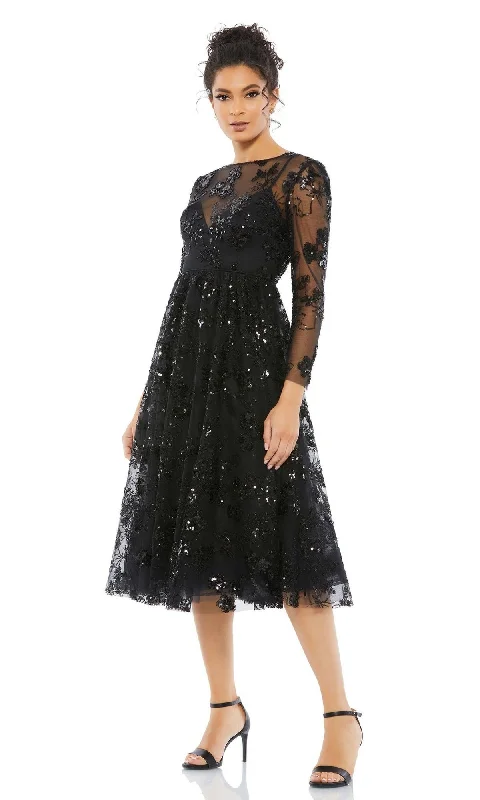 Short Wedding Guest Dress 67951 by Mac Duggal Tunics Plaid country