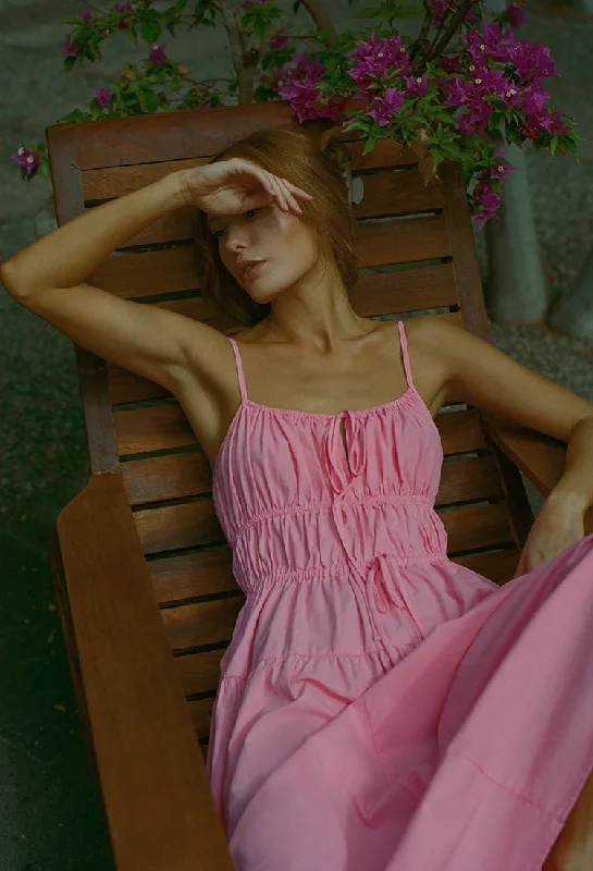 Fabia Dress Carnation Tunics Chic elegant